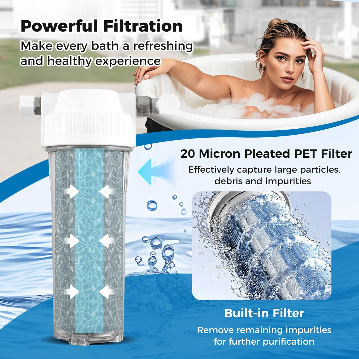 Cold Plunge Water Chiller – WiFi Smart Control, Built-In Pump & Filtration System