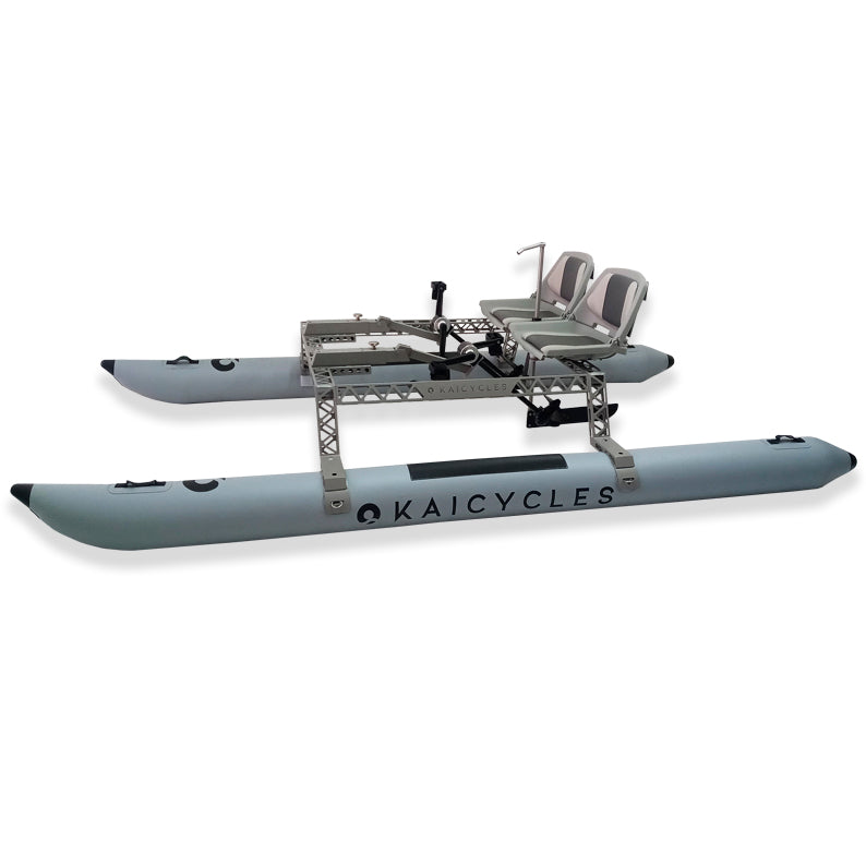 ONA Multi-Person Water Bike – Inflatable Pedal Catamaran with Optional Electric Motor