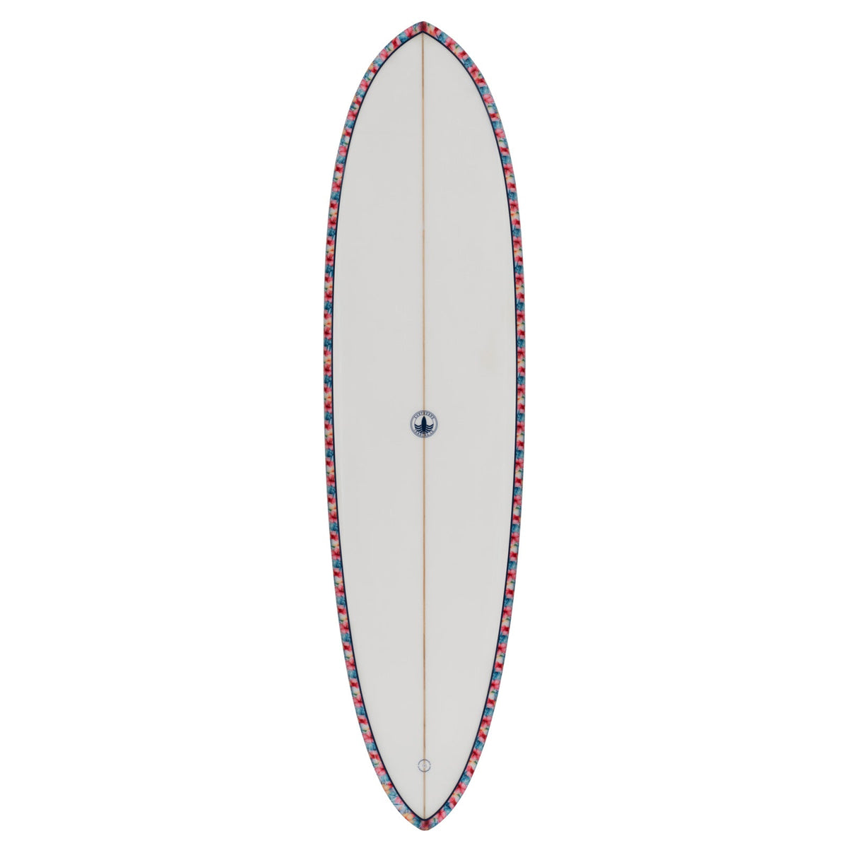 Dumplin Mid-Length Surfboard – High-Volume EPS Board with Floral Gloss Finish