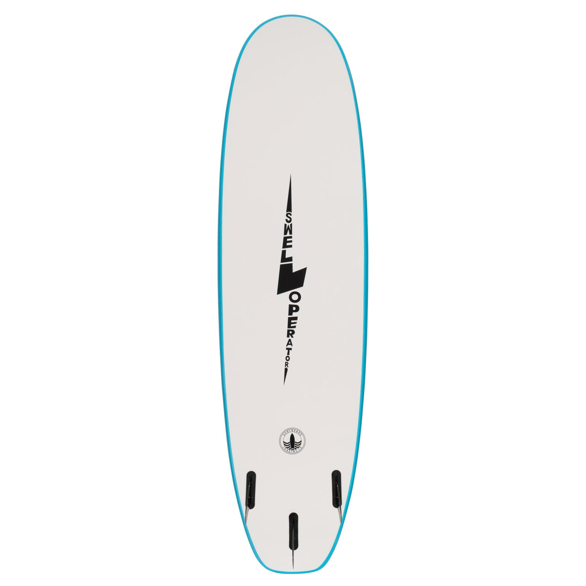 7' Swell Operator Soft Top Surfboard – 53L Foam Board with Fins