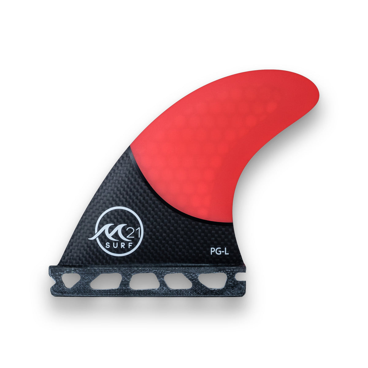 Performance Glass Thruster Fin Set – 3K Carbon Base & Hex Core