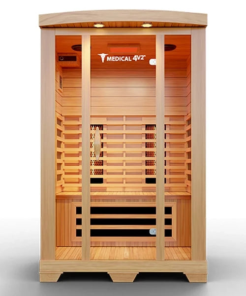 Medical 4 Full-Spectrum Infrared Sauna – 2-Person Home Sauna, 1700W