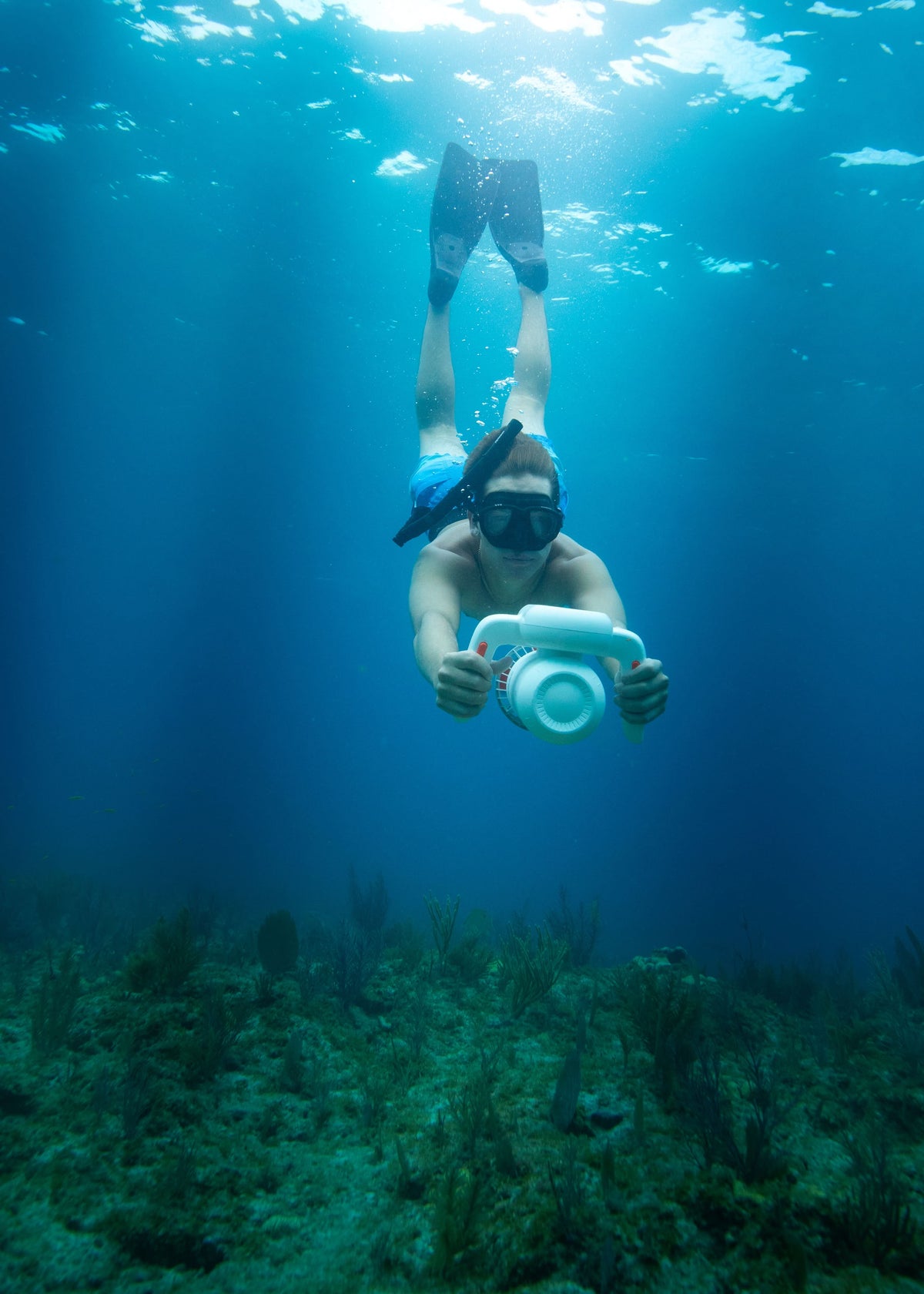 SUBLUE EZ Underwater Scooter – Compact 3.13 MPH Recreational Water Scooter with 15m Depth Rating