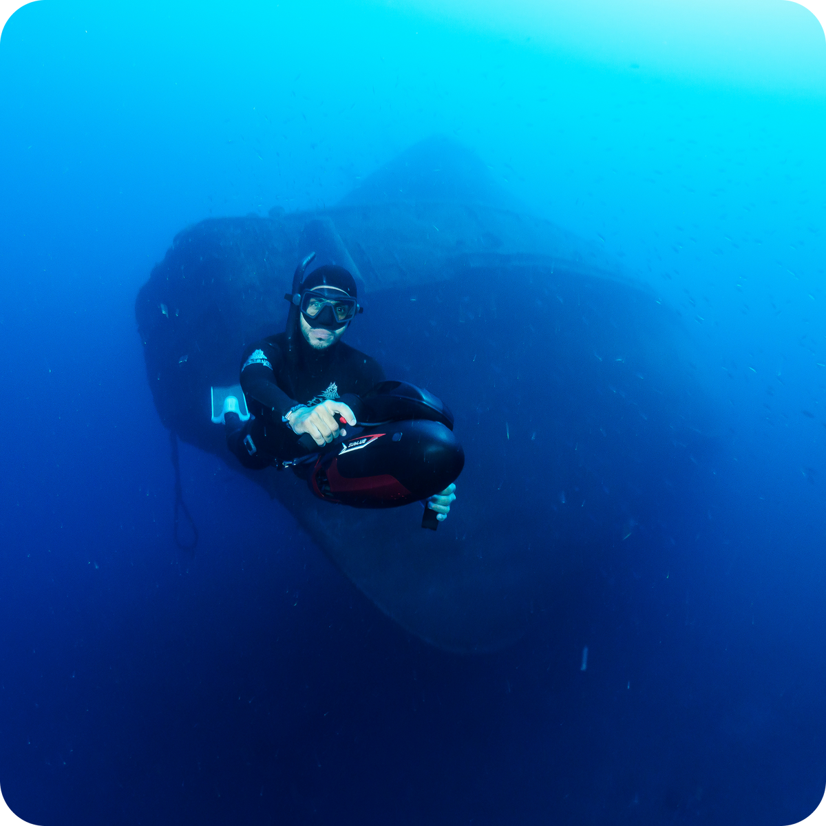 SUBLUE VAPOR Underwater Scooter – 6.21 MPH Pump-Jet Propulsion with Smart Dive Display