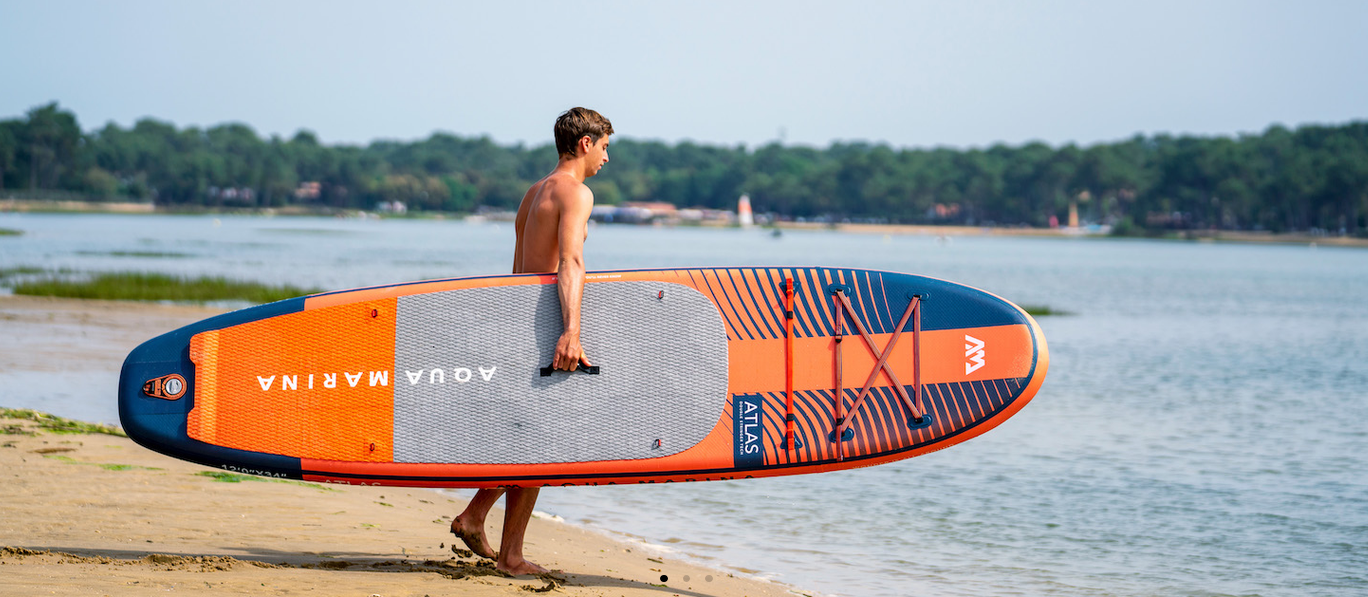 Atlas (Sky Glider) - Advanced All-around iSUP (3.66m/15cm) With Included Carbon/Fiberglass Hybrid PASTEL Paddle and Coil Leash