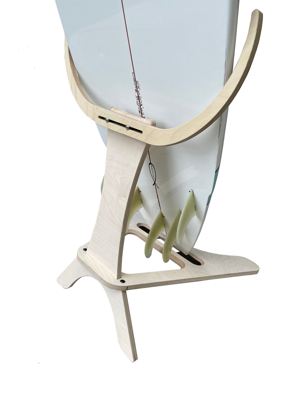 Shaka Surfboard Display Rack – Baltic Birch Freestanding Board Stand