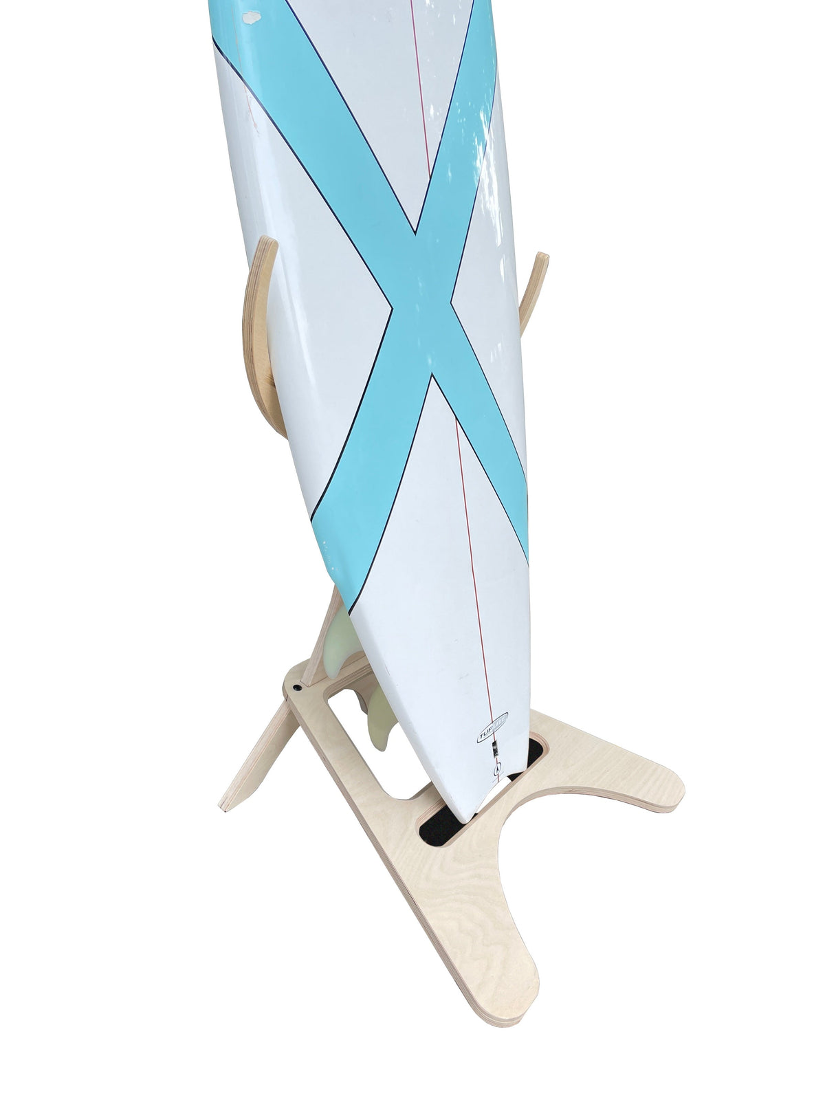 Shaka Surfboard Display Rack – Baltic Birch Freestanding Board Stand