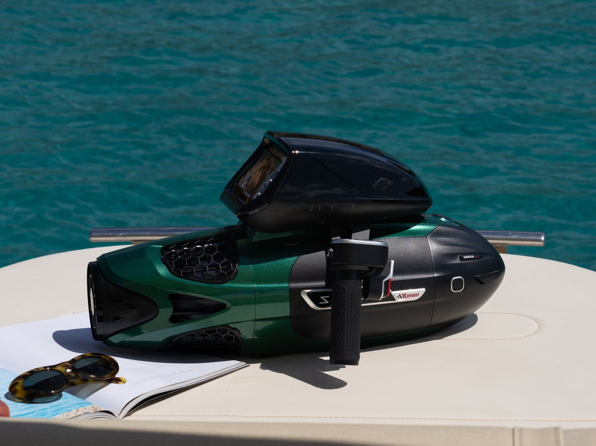 SUBLUE VAPOR Pro Underwater Scooter – 7.46 MPH Pump-Jet Performance with Dual Batteries