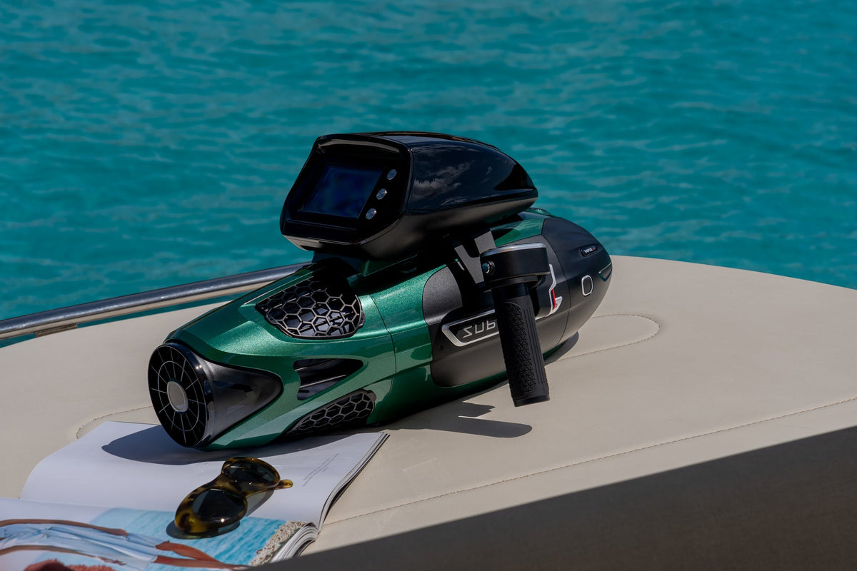 SUBLUE VAPOR Pro Underwater Scooter – 7.46 MPH Pump-Jet Performance with Dual Batteries