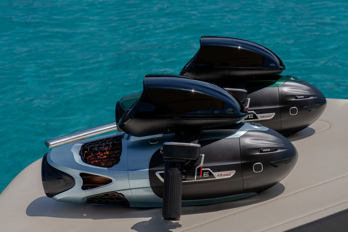 SUBLUE VAPOR Pro Underwater Scooter – 7.46 MPH Pump-Jet Performance with Dual Batteries