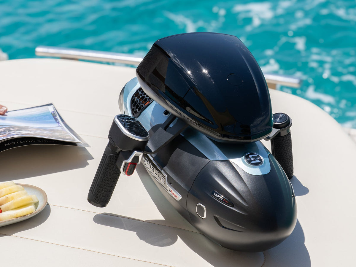 SUBLUE VAPOR Pro Underwater Scooter – 7.46 MPH Pump-Jet Performance with Dual Batteries