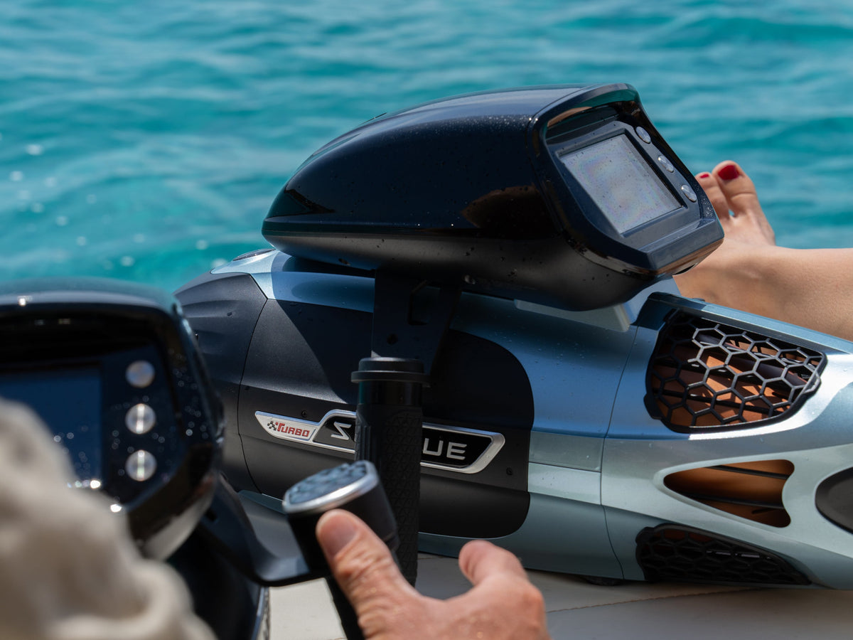 SUBLUE VAPOR Pro Underwater Scooter – 7.46 MPH Pump-Jet Performance with Dual Batteries