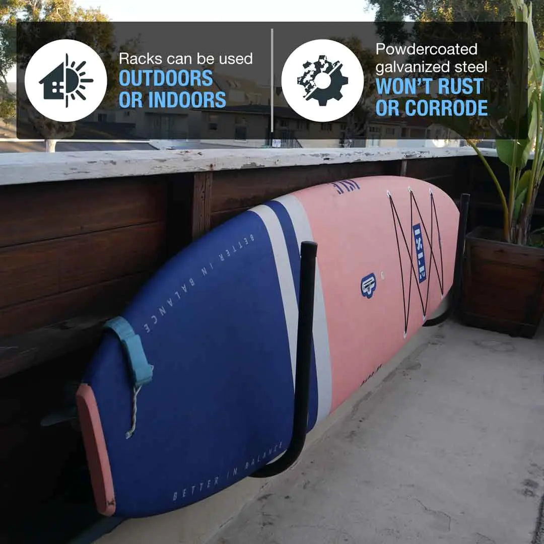 Surfboard Ceiling &amp; Wall Rack – Heavy-Duty SUP & Multi-Board Storage