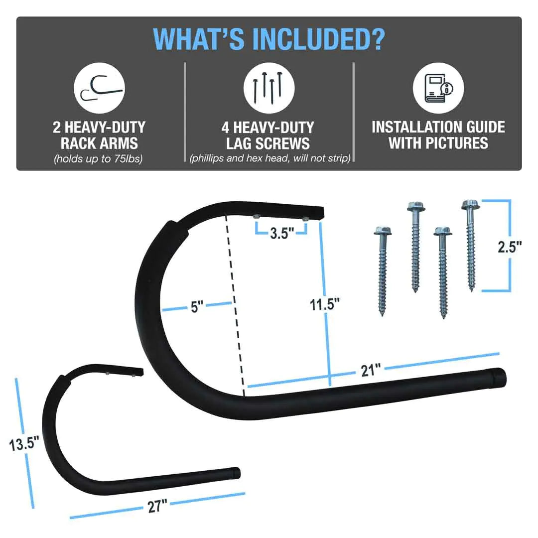 Surfboard Ceiling &amp; Wall Rack – Heavy-Duty SUP & Multi-Board Storage