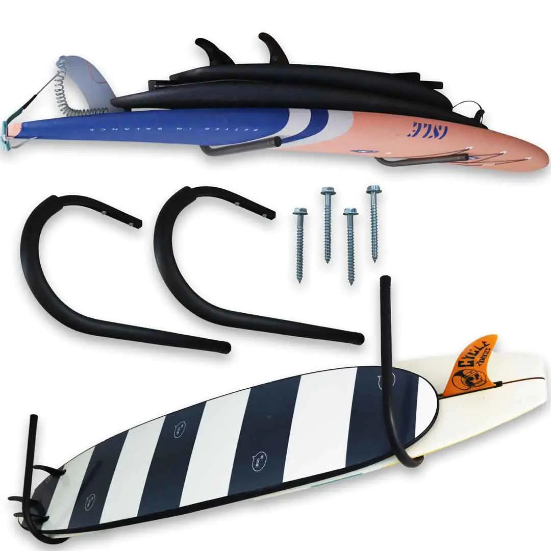 Surfboard Ceiling &amp; Wall Rack – Heavy-Duty SUP & Multi-Board Storage