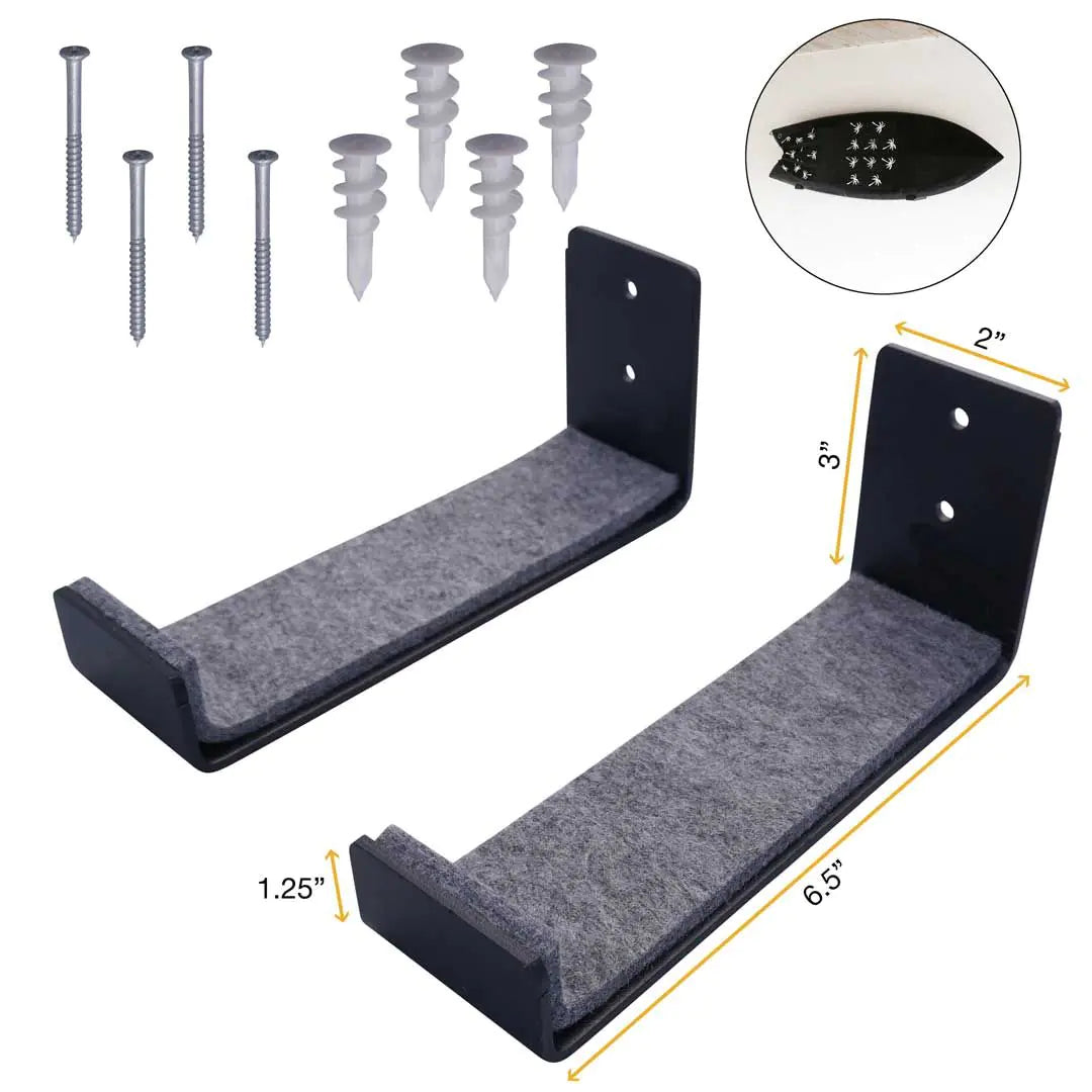 Metal Surfboard Wall Mount – Minimalist Surfboard Display Rack