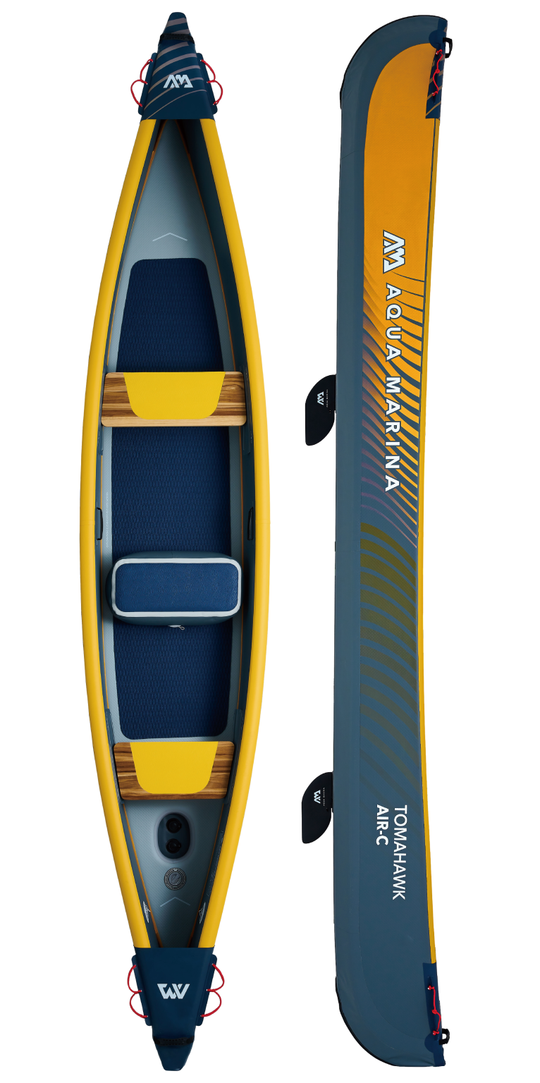 Tomahawk AIR-C - High Pressure Speed Canoe 2/3-person. DWF Deck. (paddle excluded)