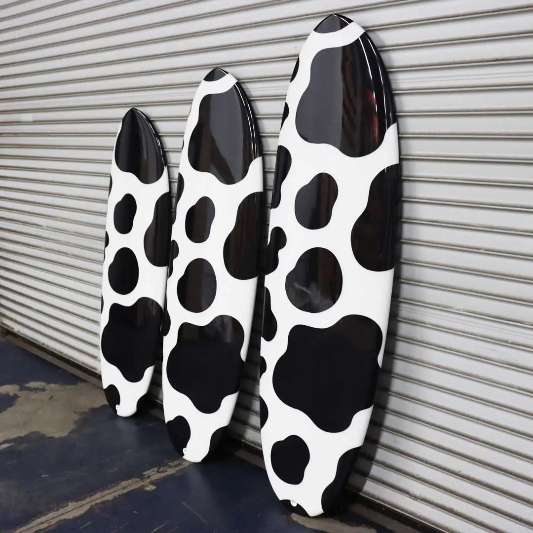 Stevie’s Favorite Surfboard – Balanced Volume & Maneuverability in Cow Print or White