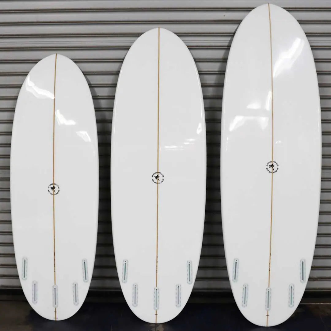 Stevie’s Favorite Surfboard – Balanced Volume & Maneuverability in Cow Print or White