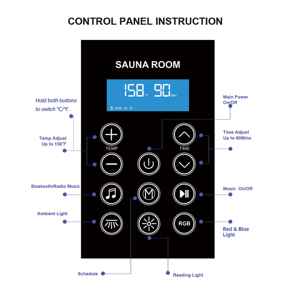 Wizzisaunas SH02 2-Person Infrared Sauna – Hemlock Wood, Smart App & Red Light Therapy