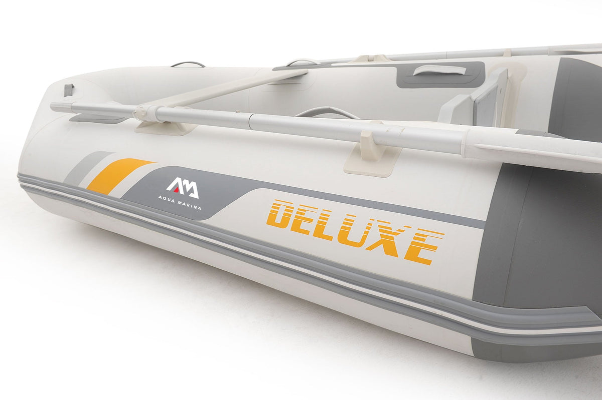 Aqua Marina A-Deluxe 2.77M Inflatable Boat – Aluminum Deck Tender with Outboard Compatibility - Aloha Swim Wellness