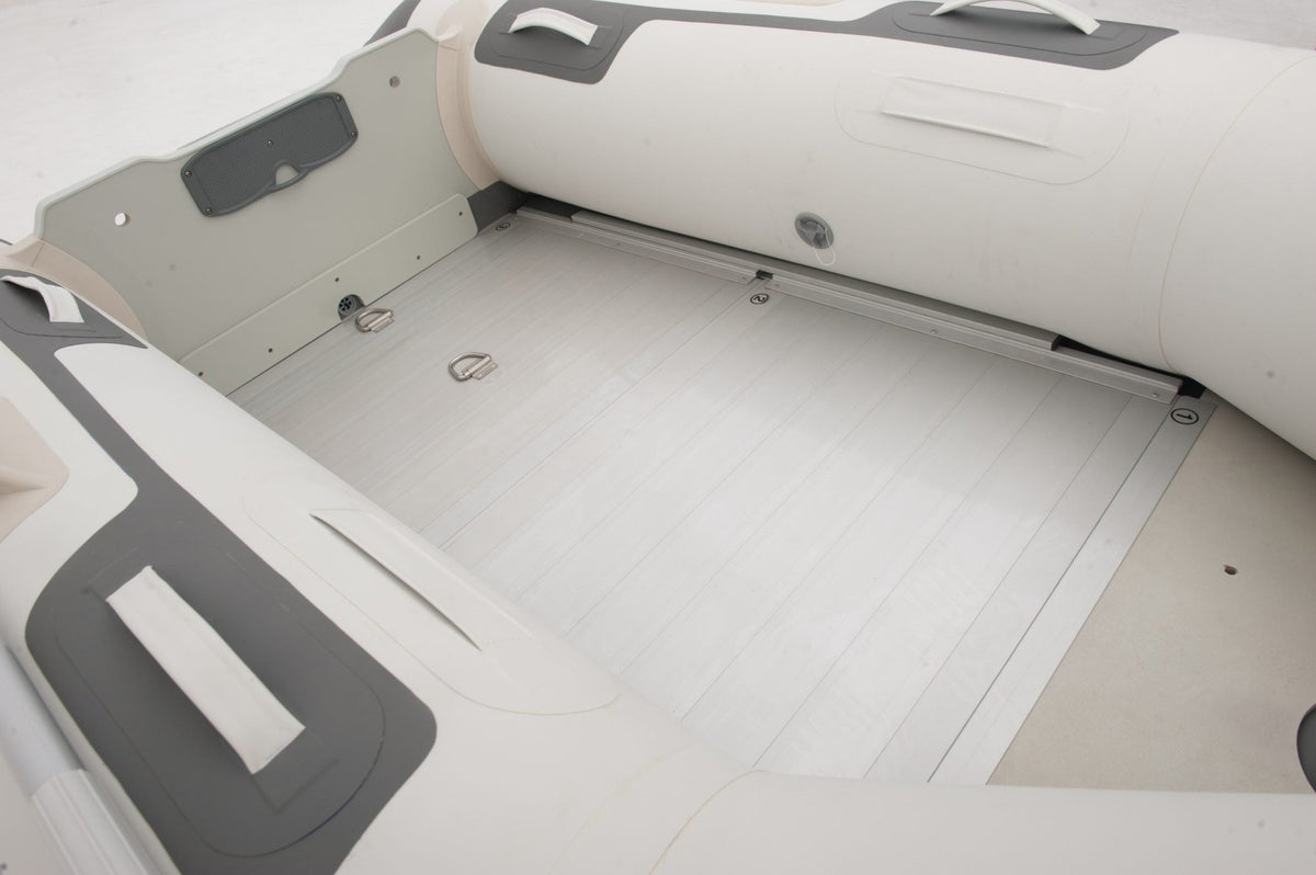Aqua Marina A-Deluxe 2.77M Inflatable Boat – Aluminum Deck Tender with Outboard Compatibility - Aloha Swim Wellness