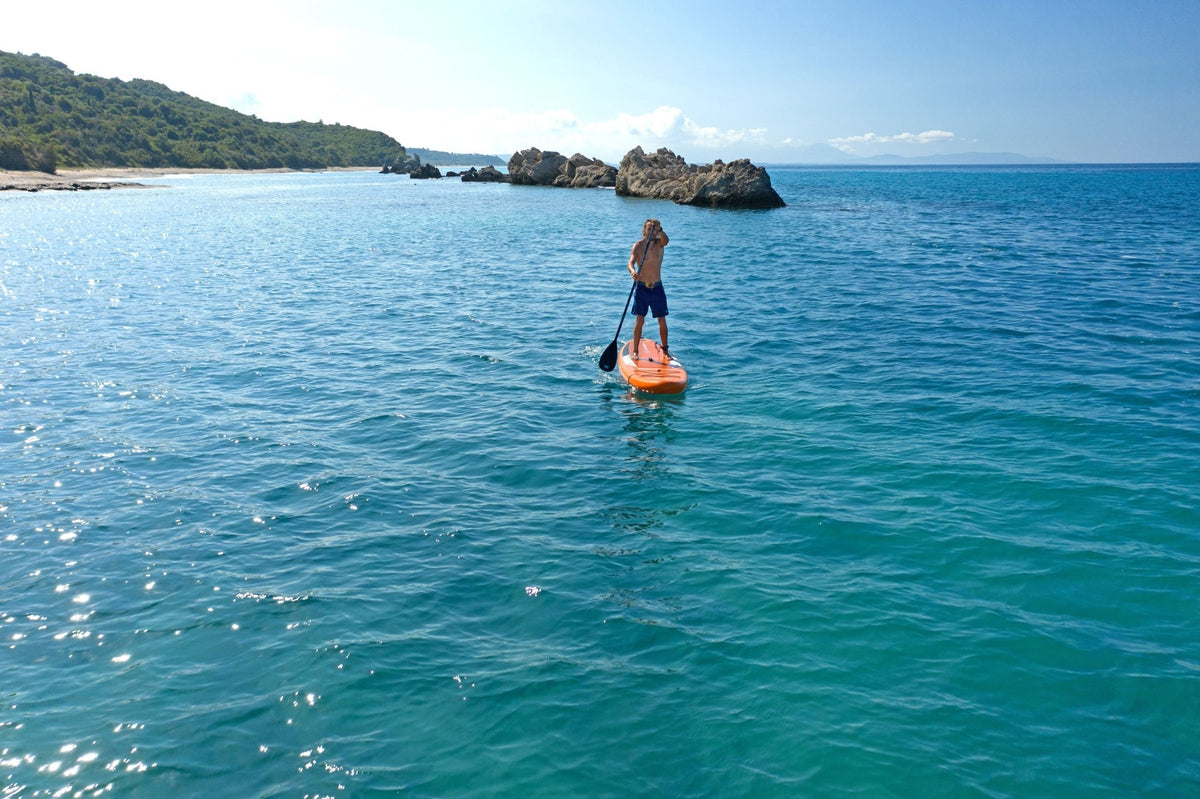 Aqua Marina Airship Race 22'0" Multi-Person Inflatable Race SUP – High-Speed Team Paddleboard - Aloha Swim Wellness