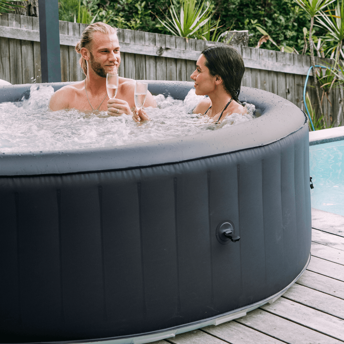 Aqua Marina Aurora Urban Inflatable Spa – LED Ambiance, Auto-Inflation & Integrated Water Care - Aloha Swim Wellness