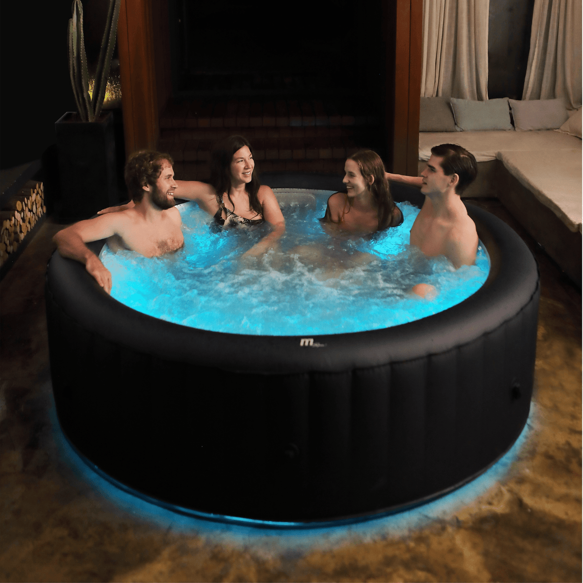 Aqua Marina Aurora Urban Inflatable Spa – LED Ambiance, Auto-Inflation & Integrated Water Care - Aloha Swim Wellness