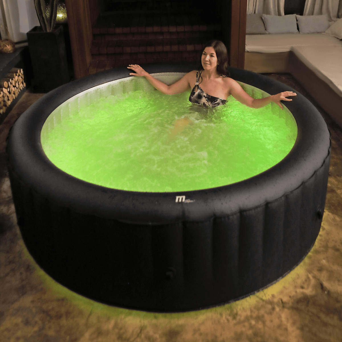 Aqua Marina Aurora Urban Inflatable Spa – LED Ambiance, Auto-Inflation & Integrated Water Care - Aloha Swim Wellness