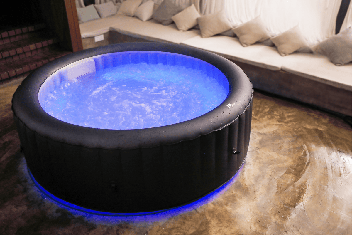 Aqua Marina Aurora Urban Inflatable Spa – LED Ambiance, Auto-Inflation & Integrated Water Care - Aloha Swim Wellness