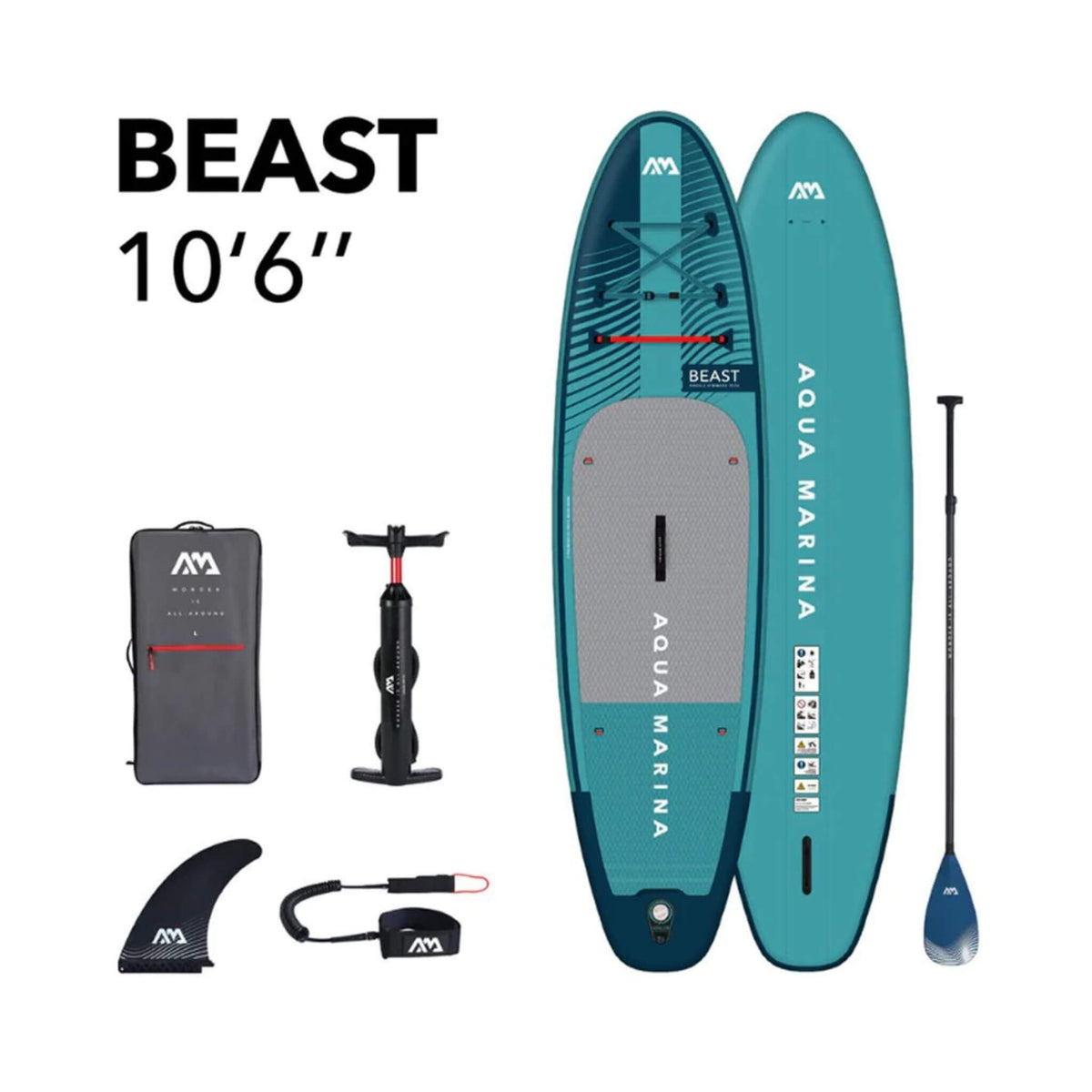 Aqua Marina BEAST BT-23BEP 10-Foot Inflatable SUP - Aloha Swim Wellness