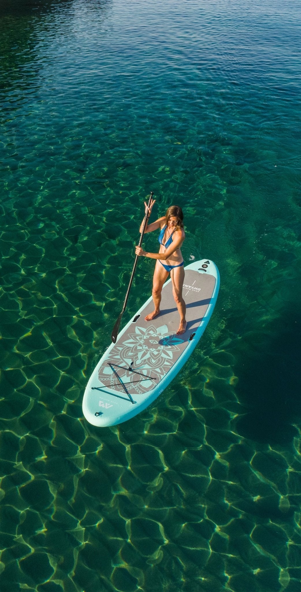 Aqua Marina DHYANA 11'0" Inflatable Paddle Board Fitness SUP - Aloha Swim Wellness