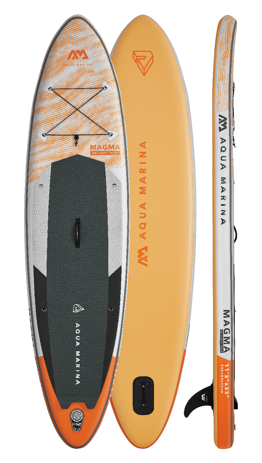 Aqua Marina MAGMA 11'2" Inflatable Paddle Board All-Around Advanced SUP - Aloha Swim Wellness