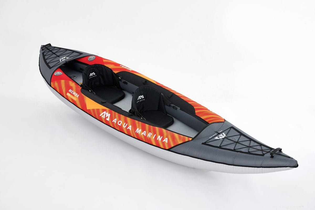 Aqua Marina Memba 12'10" Tandem Touring Inflatable Kayak – Efficient Long-Distance Touring - Aloha Swim Wellness