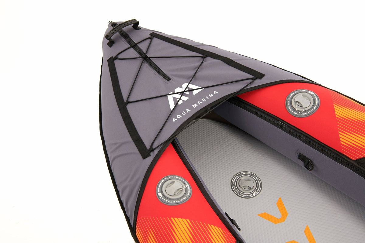 Aqua Marina Memba 12'10" Tandem Touring Inflatable Kayak – Efficient Long-Distance Touring - Aloha Swim Wellness