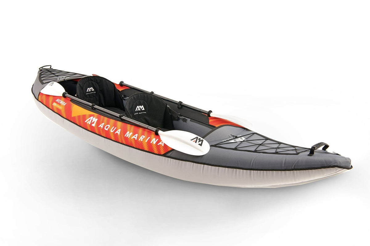 Aqua Marina Memba 12'10" Tandem Touring Inflatable Kayak – Efficient Long-Distance Touring - Aloha Swim Wellness
