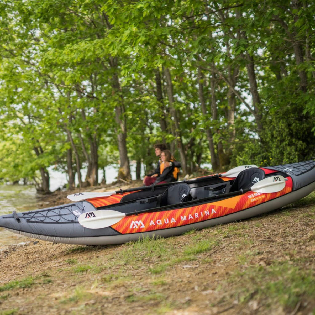 Aqua Marina MEMBA 390 12-Foot Inflatable Touring Kayak - Aloha Swim Wellness