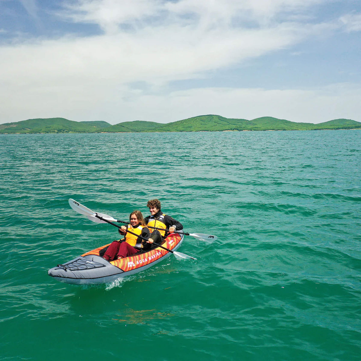 Aqua Marina MEMBA 390 12-Foot Inflatable Touring Kayak - Aloha Swim Wellness