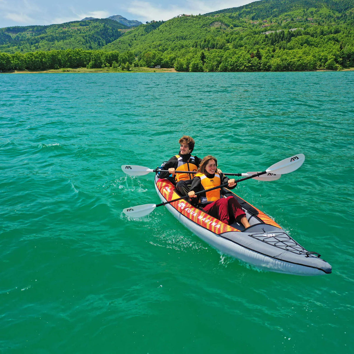 Aqua Marina MEMBA 390 12-Foot Inflatable Touring Kayak - Aloha Swim Wellness