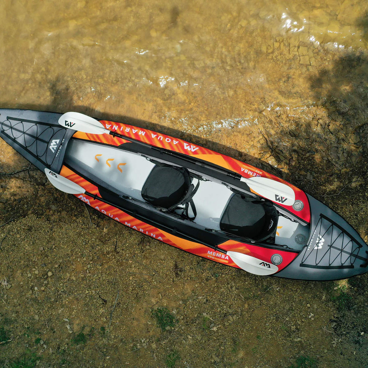 Aqua Marina MEMBA 390 12-Foot Inflatable Touring Kayak - Aloha Swim Wellness