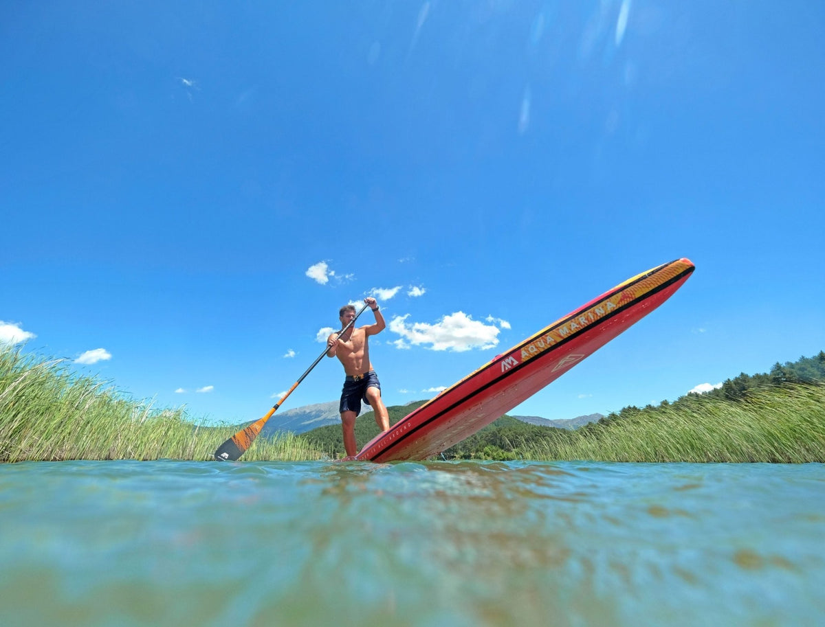 Aqua Marina Race 12'6" Inflatable Racing SUP – 320L High-Rigidity Performance Paddle Board - Aloha Swim Wellness