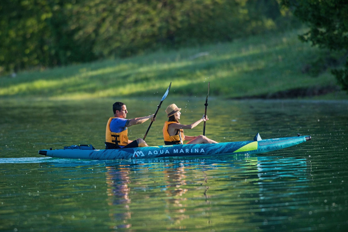 Aqua Marina Steam 13'6" Inflatable Kayak – Premium Touring & Whitewater Performance - Aloha Swim Wellness