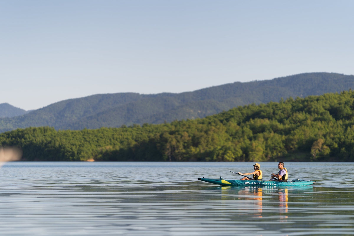 Aqua Marina Steam 13'6" Inflatable Kayak – Premium Touring & Whitewater Performance - Aloha Swim Wellness