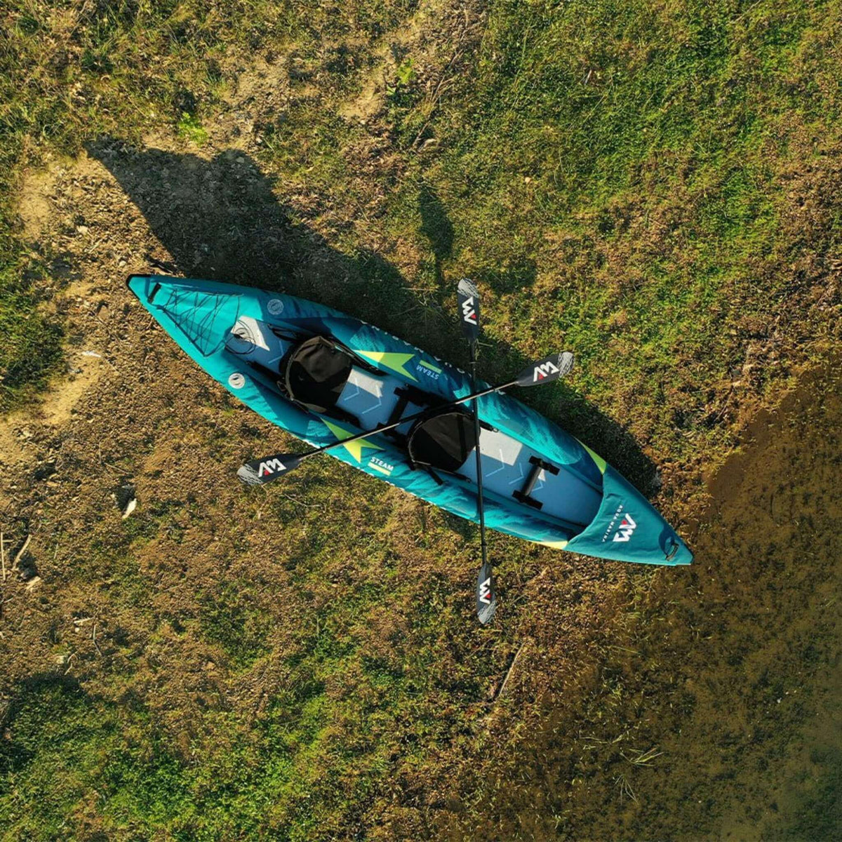 Aqua Marina STEAM-412 14-Foot Tandem Inflatable Kayak - Aloha Swim Wellness