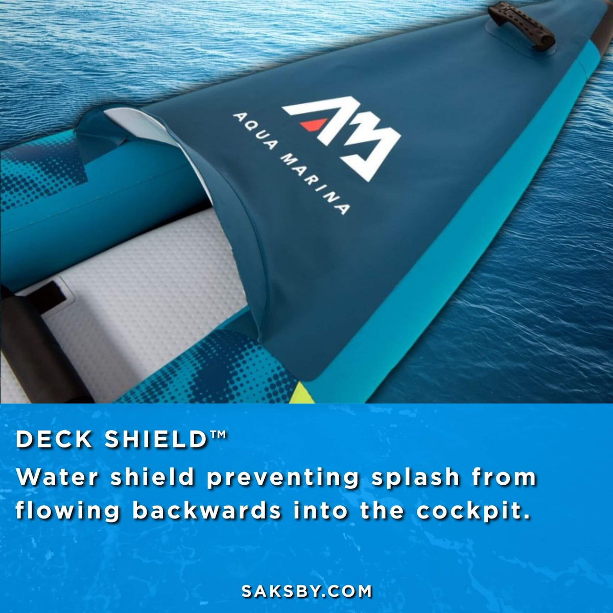 Aqua Marina STEAM-412 14-Foot Tandem Inflatable Kayak - Aloha Swim Wellness