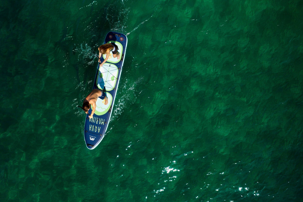 Aqua Marina Super Trip Tandem 14'0" Inflatable SUP – Stable Multi-Person Touring & Adventure Board - Aloha Swim Wellness