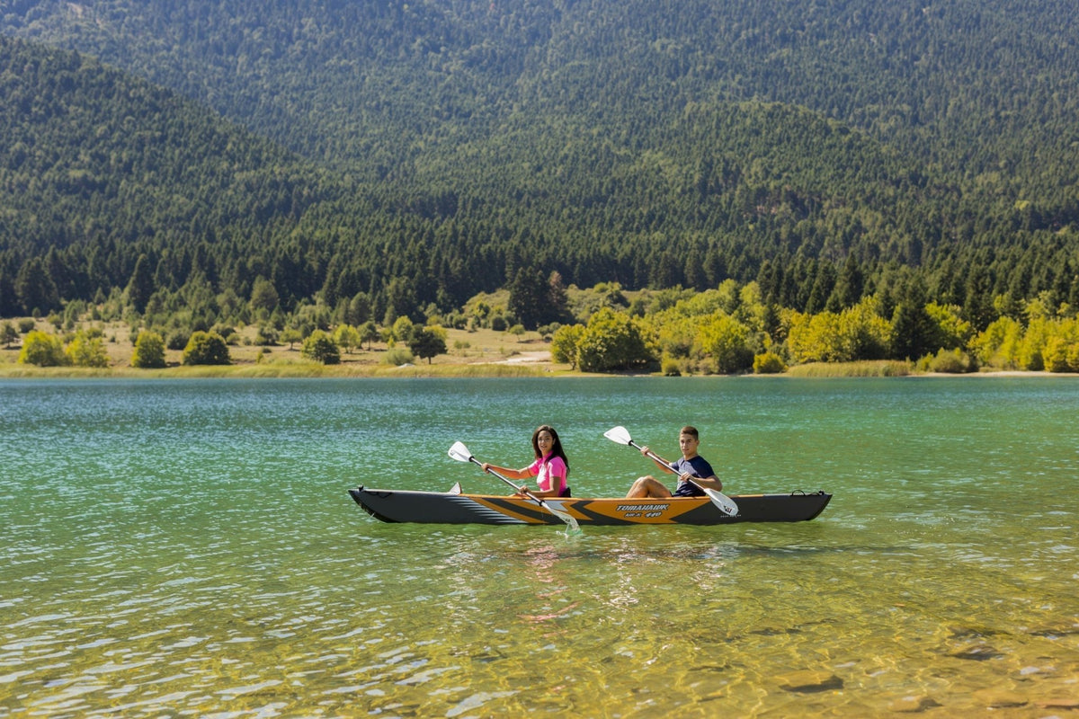 Aqua Marina TOMAHAWK AIR-K 14'5" Inflatable High Pressure Speed Kayak / Canoe - Aloha Swim Wellness