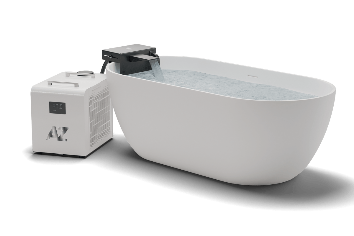 AZ-Adapt Cold Plunge Bundle – 0.8 HP Water Chiller & Adjustable Tub Adapter - Aloha Swim Wellness