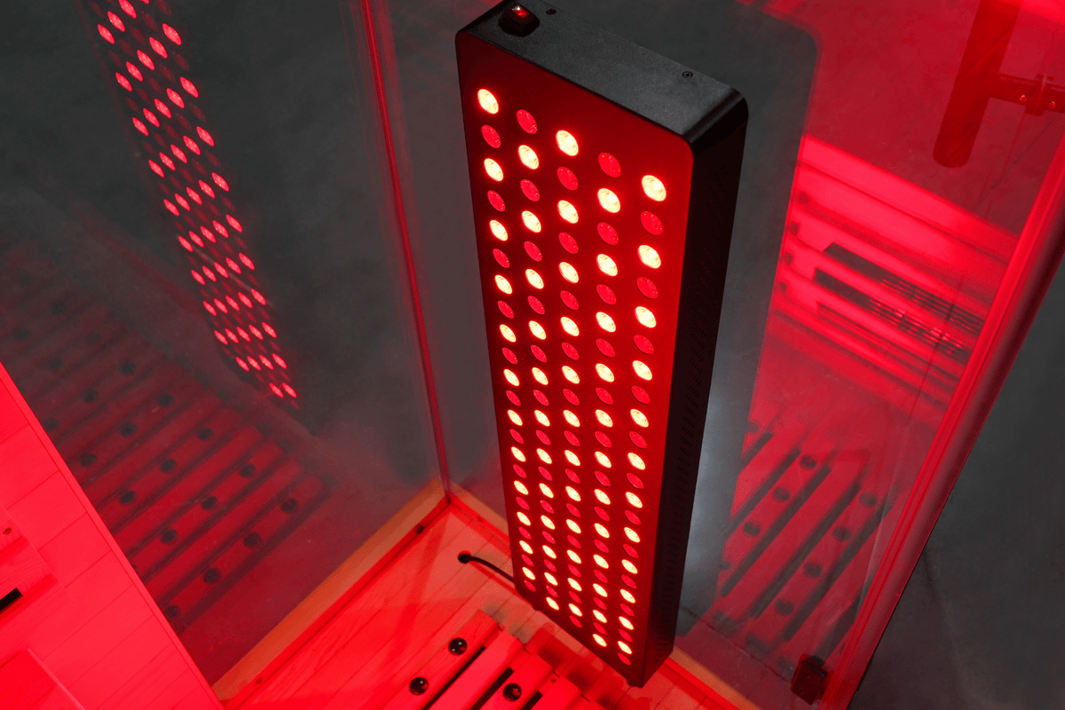Blisspod Vantaa RED 2-Person Full-Spectrum Infrared Sauna – Wi-Fi, Red Light & Chromotherapy - Aloha Swim Wellness